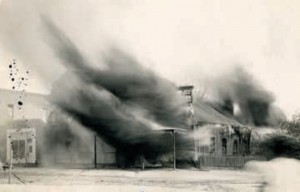 An Image of the Photography Studio of C.S. and Molly Fly Burning         