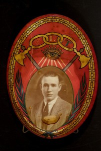 Order of Odd Fellows Emblem with Man                                                            